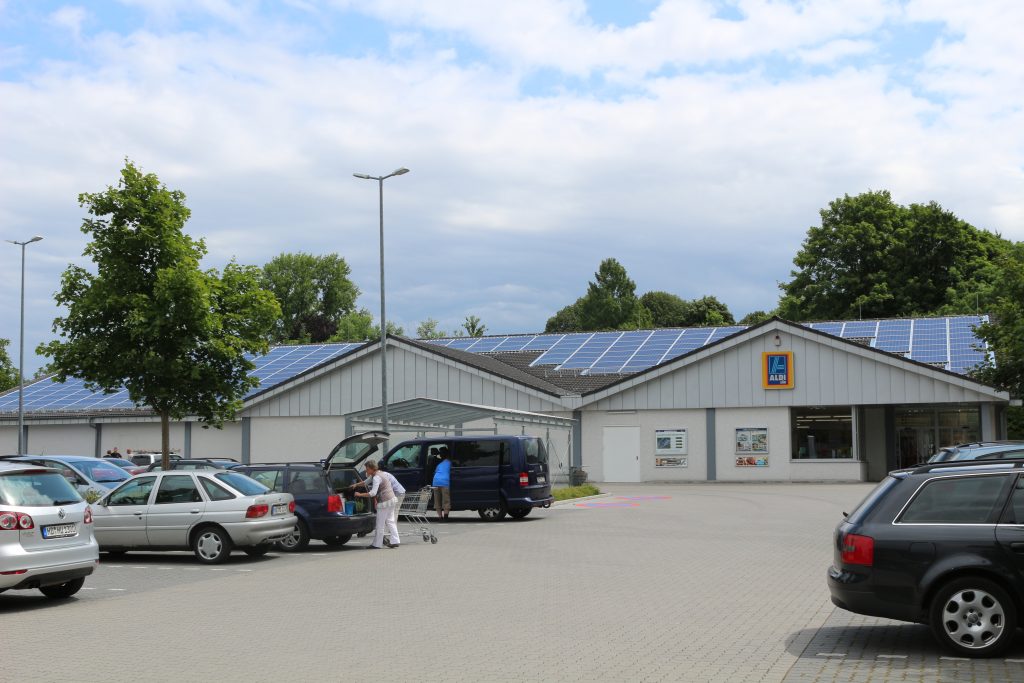 Gewerbekunden - Photovoltaikanlage - Aldi