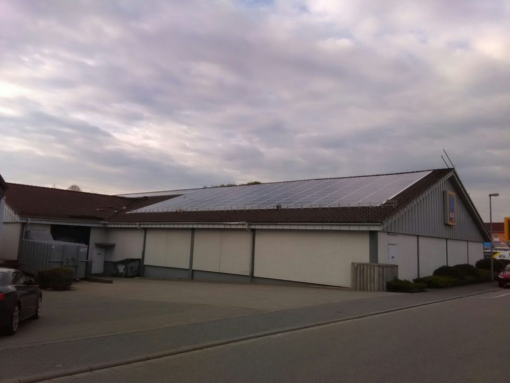 Gewerbekunden - Photovoltaikanlage - Aldi